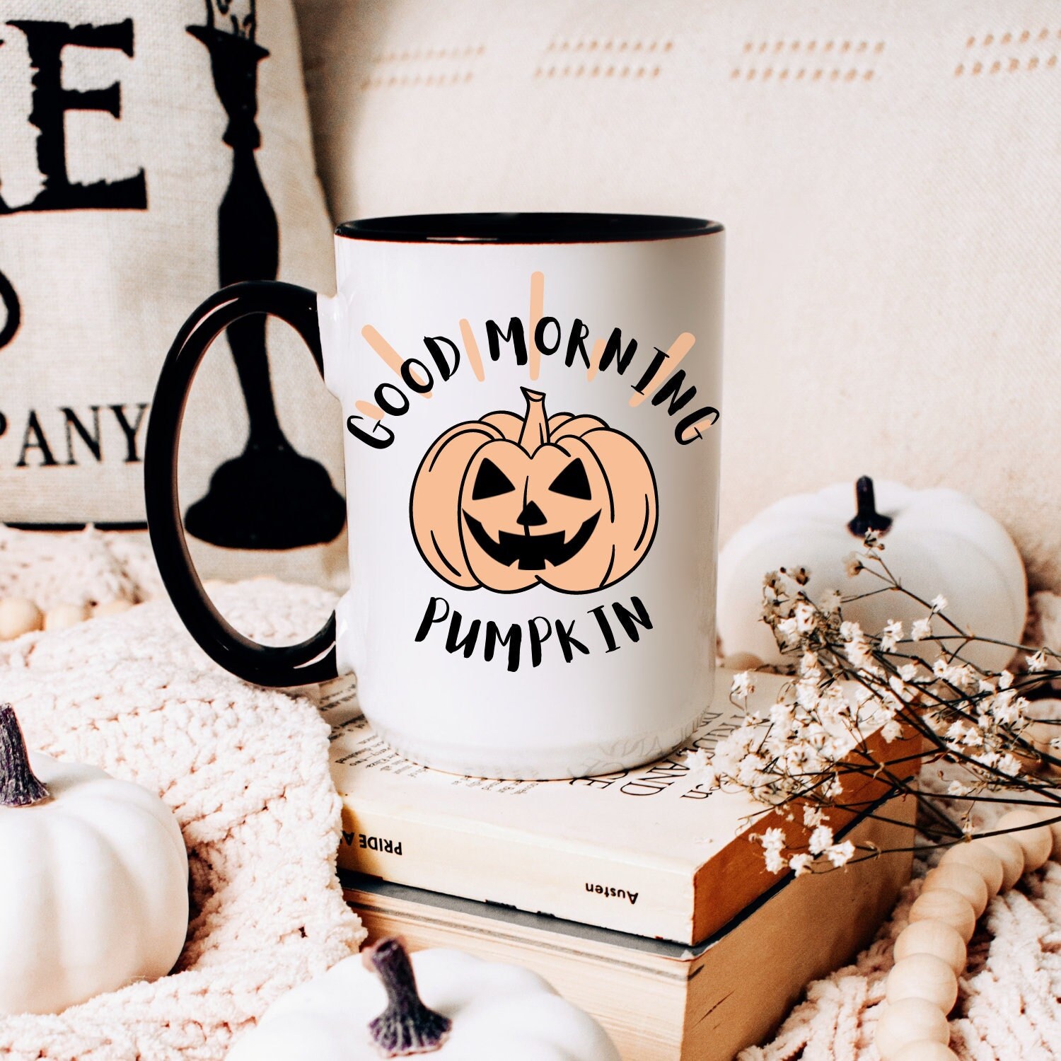 Good Morning Pumpkin Mug, Good Morning Mug, Morning Pumpkin Mug, Pumpkin Spice Mug, Pumpkin Coffee Mug, Hello Pumpkin Mug