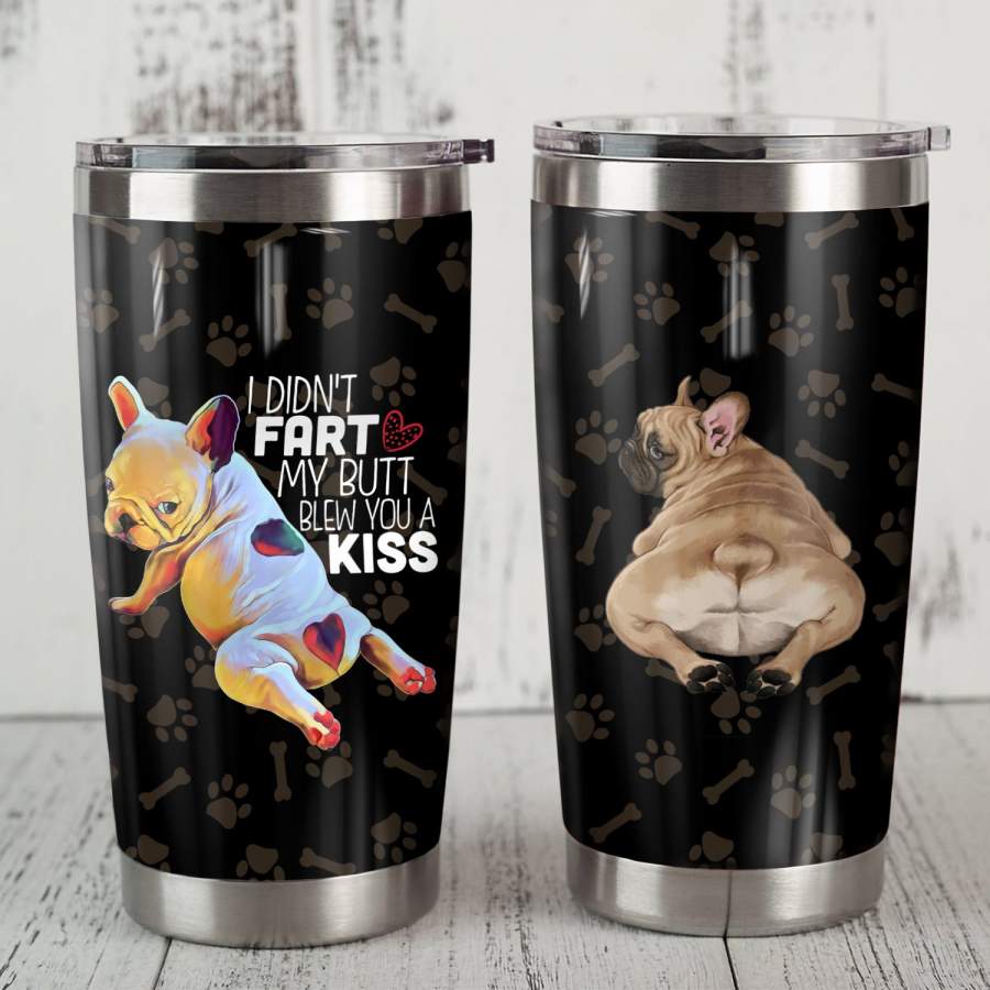 French Bulldog Steel Tumbler JR2102 81O34