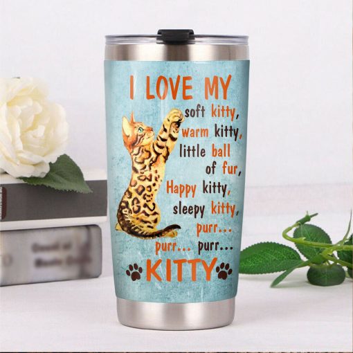 Bengal Cat Steel Tumbler, Gift For Mother, Mother’S Day Gift Basket, Mother’S Day Ideas, Good Gifts For Mom, Gift For Parent, Gift For Brother