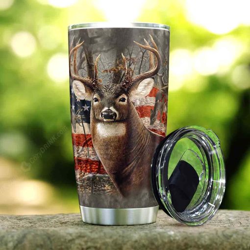 American Whitetail Stainless Steel Tumbler