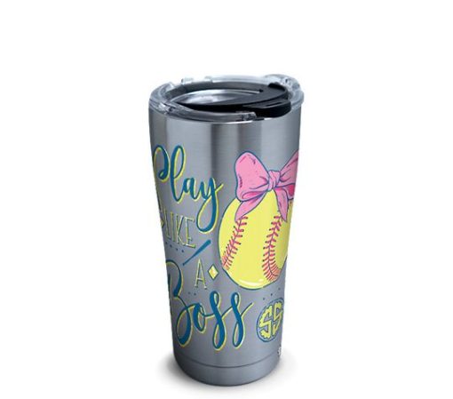 Softball Cl15100118Mdt 16Oz 20Oz Travel Mug Vacuum Sealed Tumblers