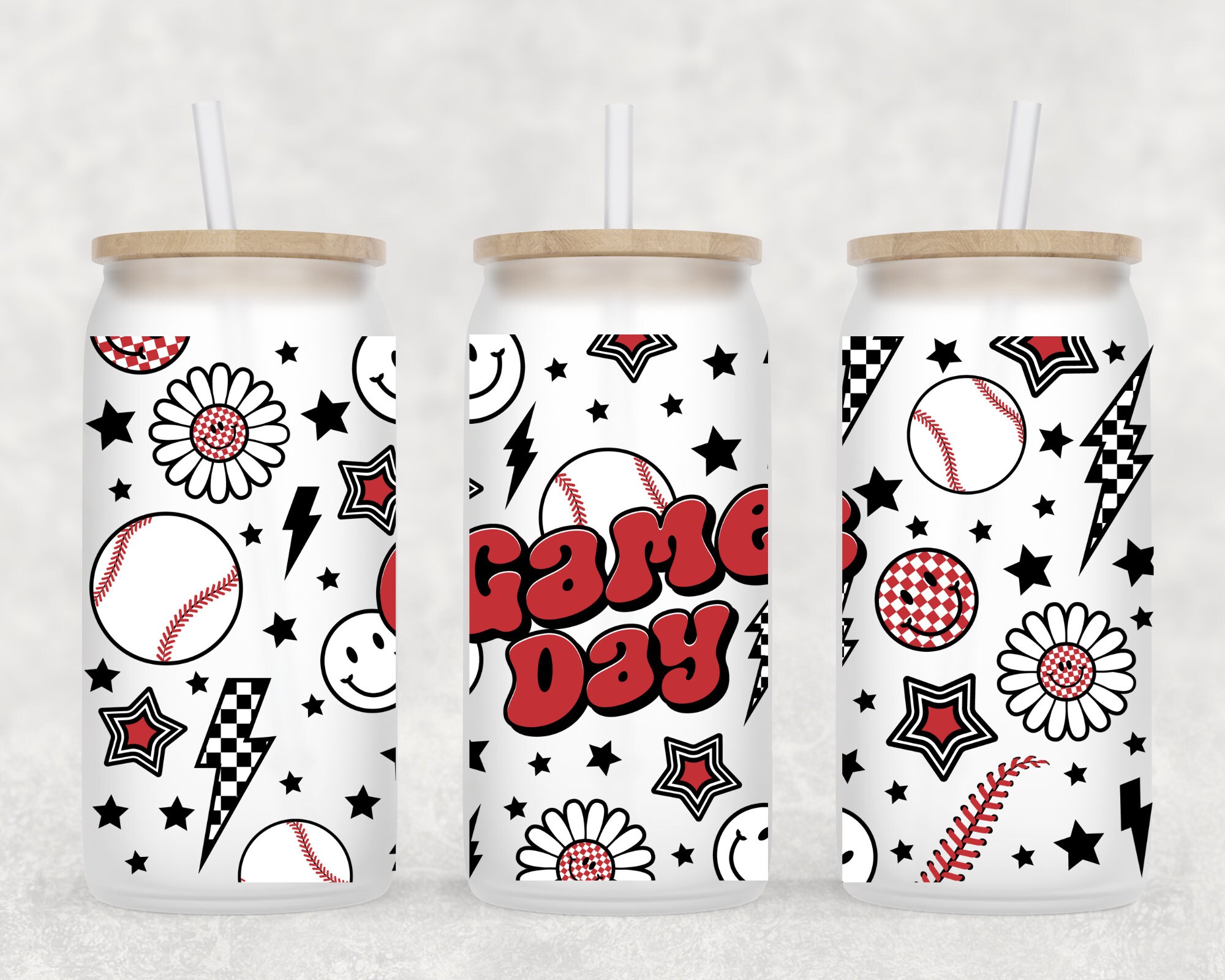 Baseball Beer Can Glass | Baseball Mug | Baseball Mom Coffeee Cup ||Game Day Mug | Gift for Sports Fan | Iced Coffee Cup | Sports Lover Cup