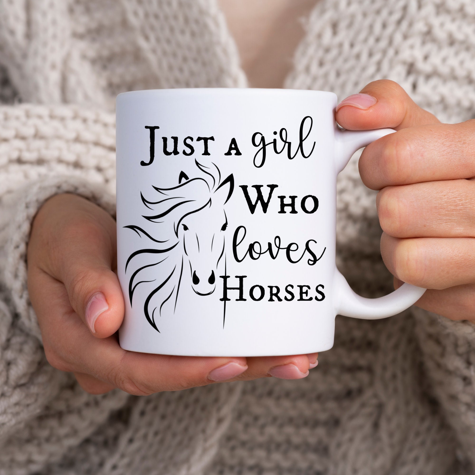 Gift for Horse Lovers Personalized Horse Mug Gift For Girl Horse Rider Mug Equestrian Gifts Horse Mom Mug Mother’s Day Gift Mug