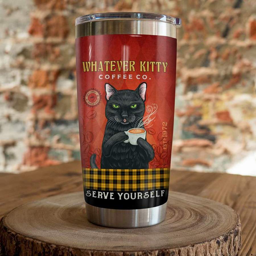 Black Cat Coffee Company Steel Tumbler SFB2003 87O53