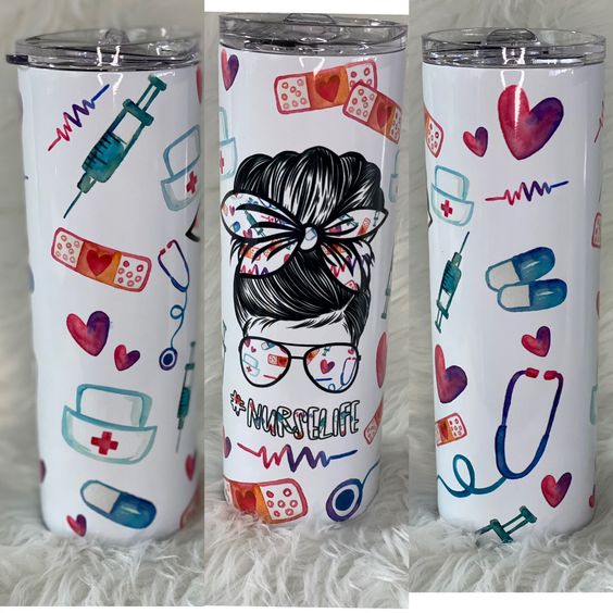 Nurse Life Sublimation Tumbler