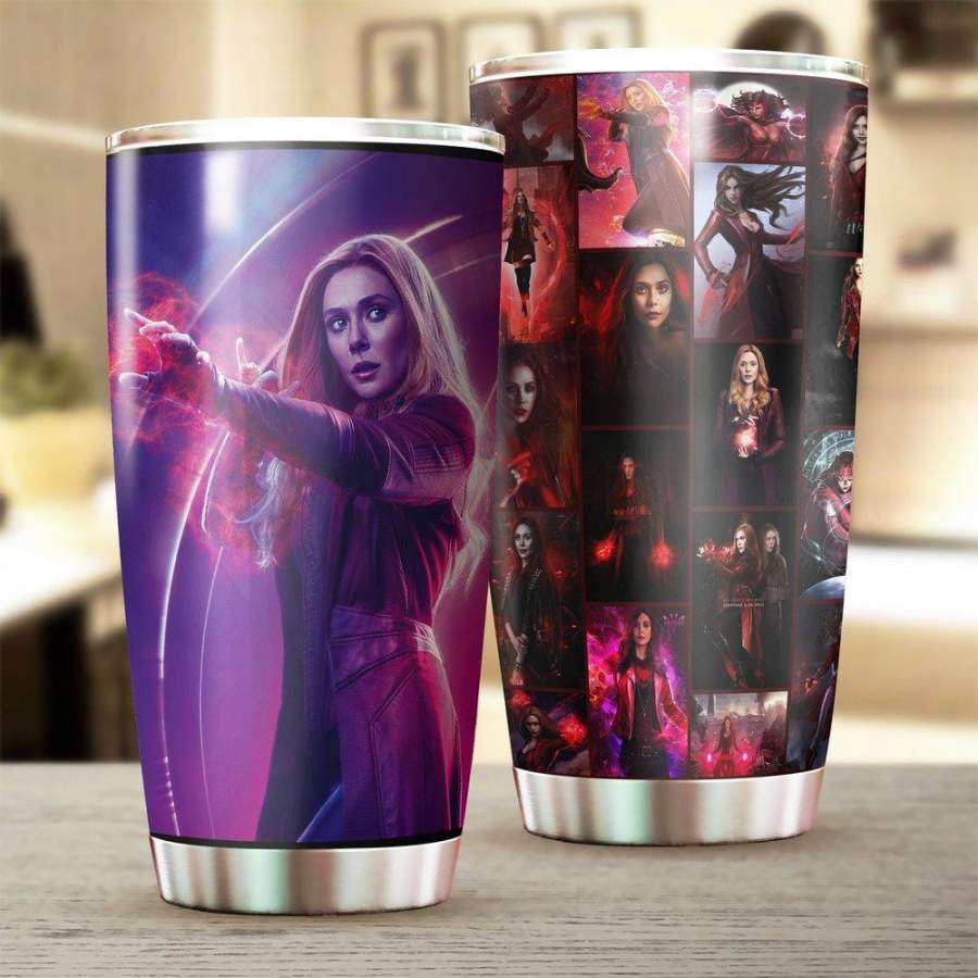 [Stainless Steel Tumbler 20 Oz] Scarlet Witch Stainless Steel Tumbler, Scarlet Witch Stainless Steel Mug Movie