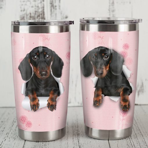 Dachshund Dog Steel Tumbler, Gift For Wife, Christmas Gifts For Sister, Gift For Grandparent, Birthday Gift, Gift For Husband, Gift For Brother