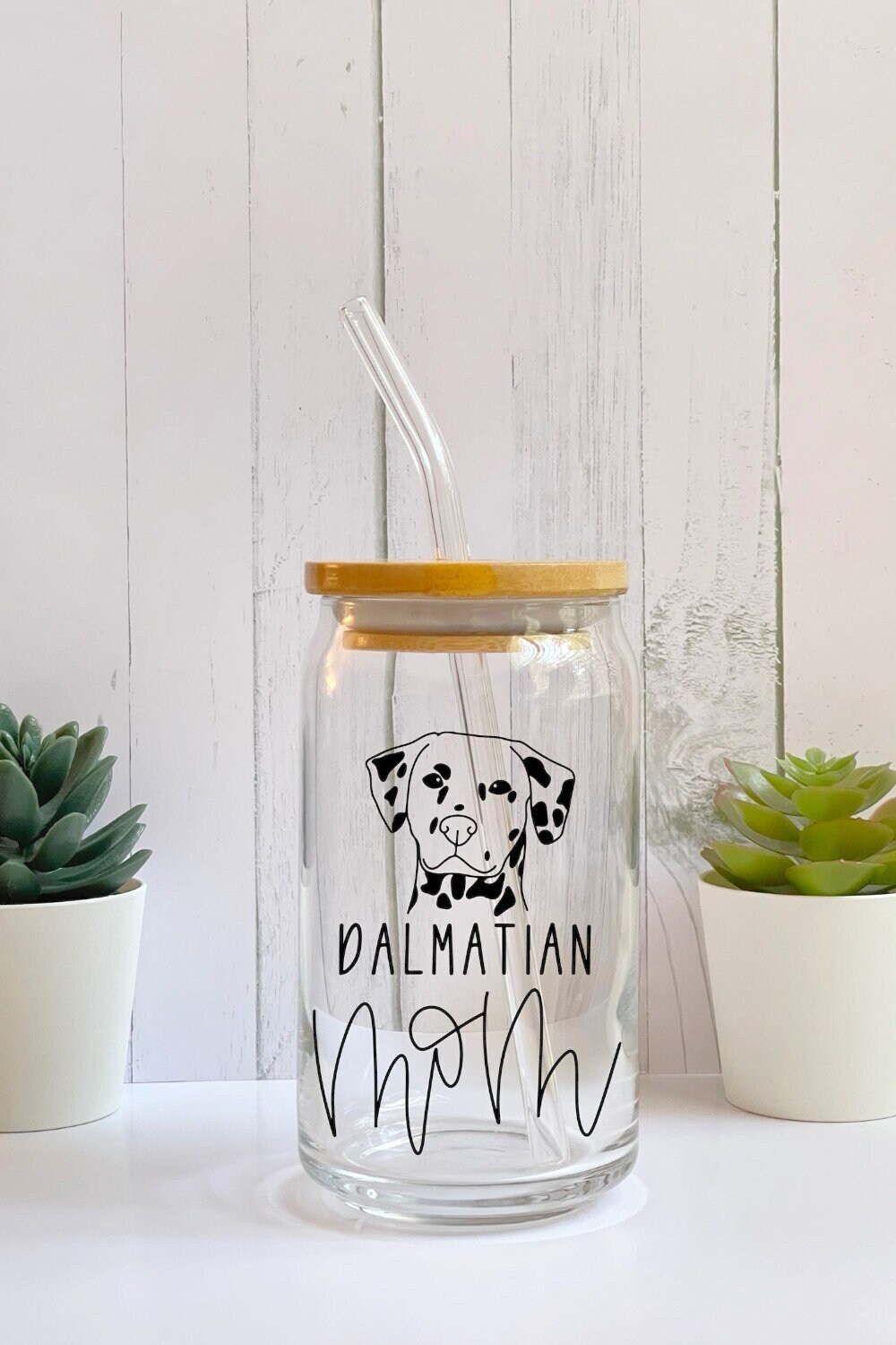 Dalmatian Mom gift, Dalmatian Glass Can, Gift for Dog Mom, Beer Can Glass, Dalmatian Gifts, Dalmatian Lover, Dalmatian Mom, Dalmatian Mama