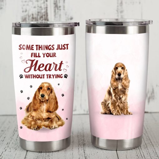 Cocker Spaniel Dog Steel Tumbler, Gifts For Mom, Birthday Gifts For Mom, Gifts For New Moms, Dad Day Gifts, Gifts For Grandma, Gift For Mother