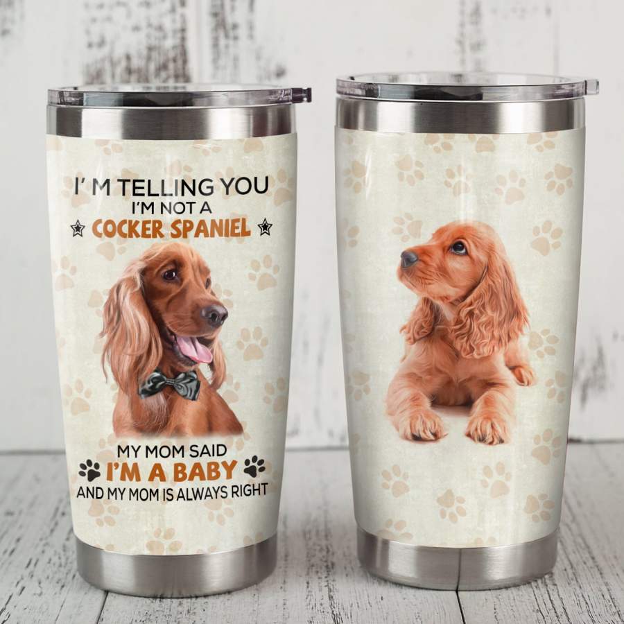 Cocker Spaniel Dog Steel Tumbler MR0705 71O42