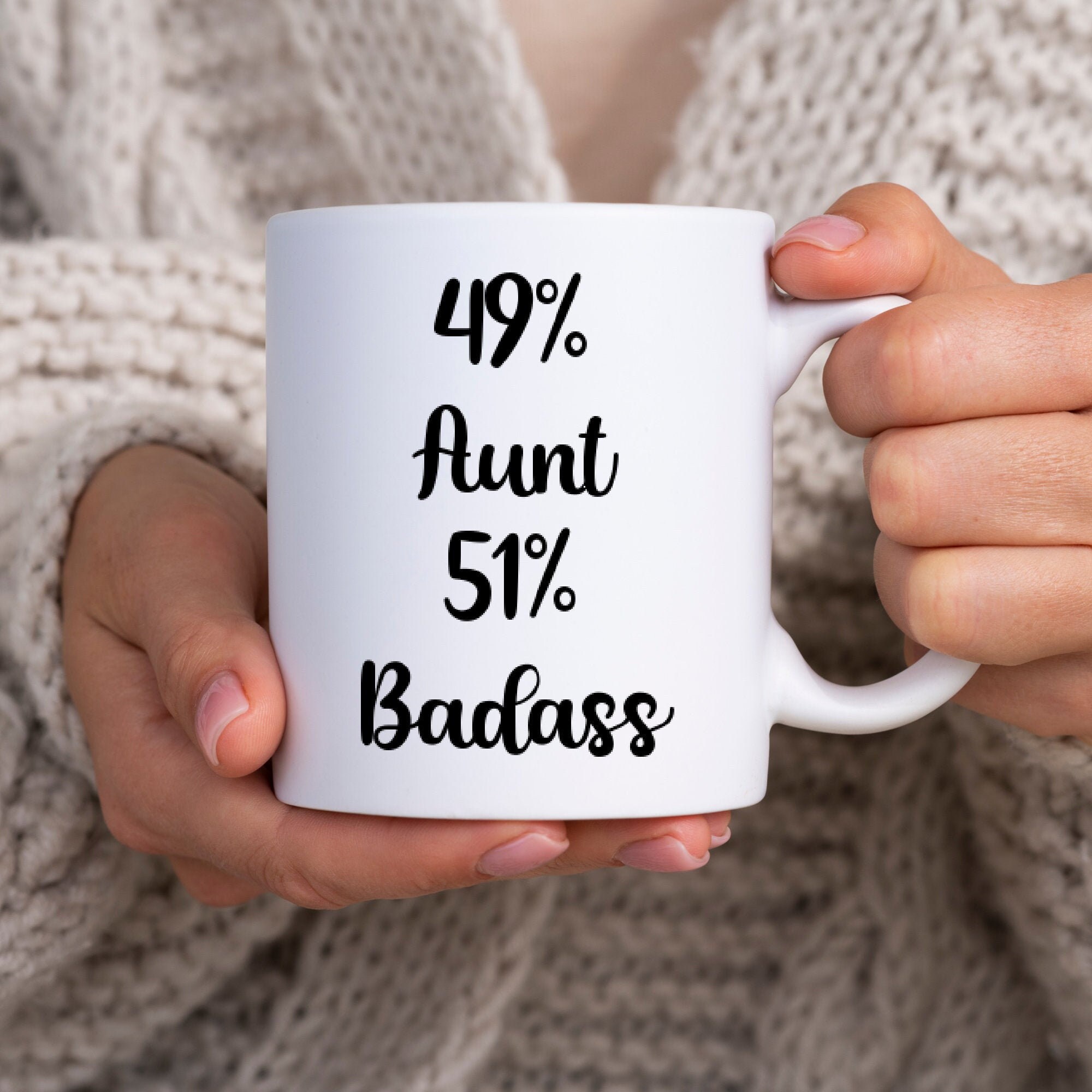 Aunt Gift Idea, Aunt Christmas Gift, Aunt Birthday Gift, Aunt Gifts, Funny Gag Gift, Gift for Aunt, Aunt Coffee Mug, Aunt Mugs, Baddass Aunt