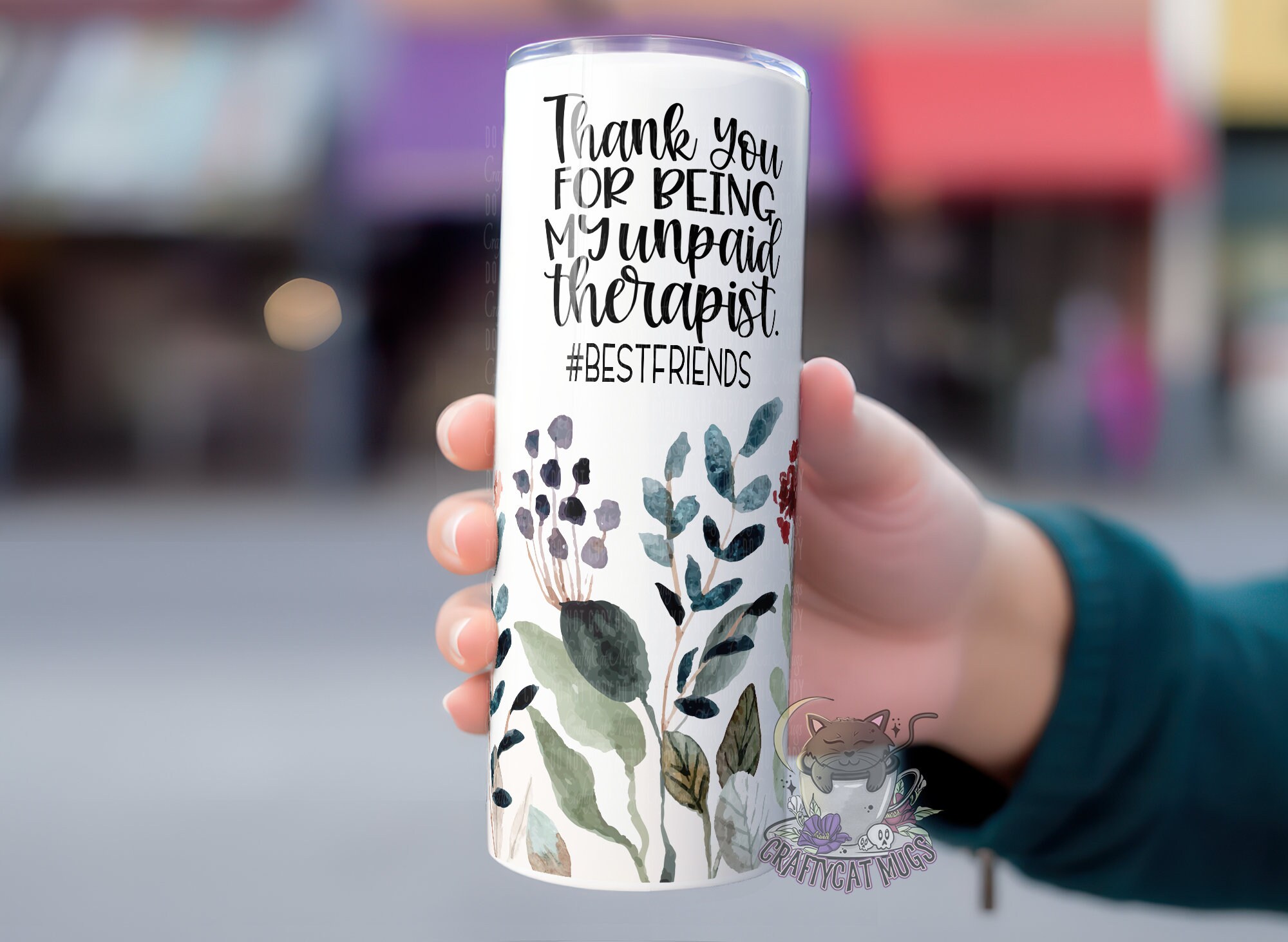 Best Friend Tumbler | Gift for Her | Friend Gift | Unpaid Therapist