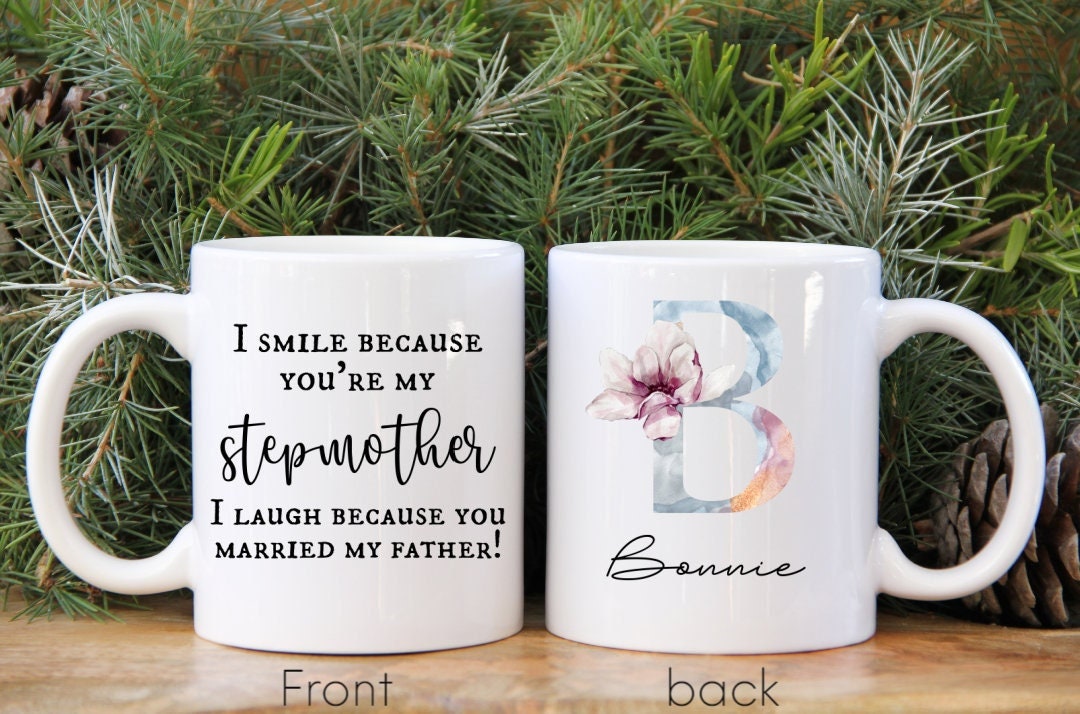 Stepmom Gift, Stepmum Gift, Stepmom Birthday, Bonus Mum Gift, Mothers Day Gift for Stepmom, Bonus Mom Gift, Funny Stepmom Gift,Funny Mom Mug