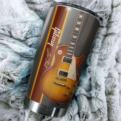 Gibson Les Paul Guitar Stainless Steel Tumbler 20Oz