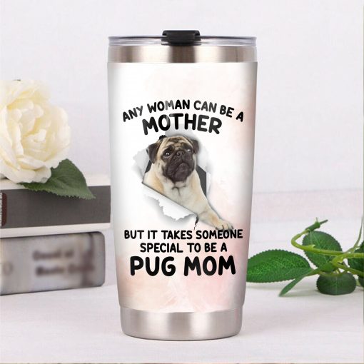 Pug Dog Steel Tumbler, 60Th Birthday Ideas, Birthday Gifts For Mom, Gift For Best Friend, Gift For Grandparent, Gift For Husband, Father’S Day Gifts