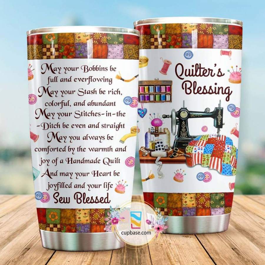 Quilter’S Blessing Tumbler QA Quilt