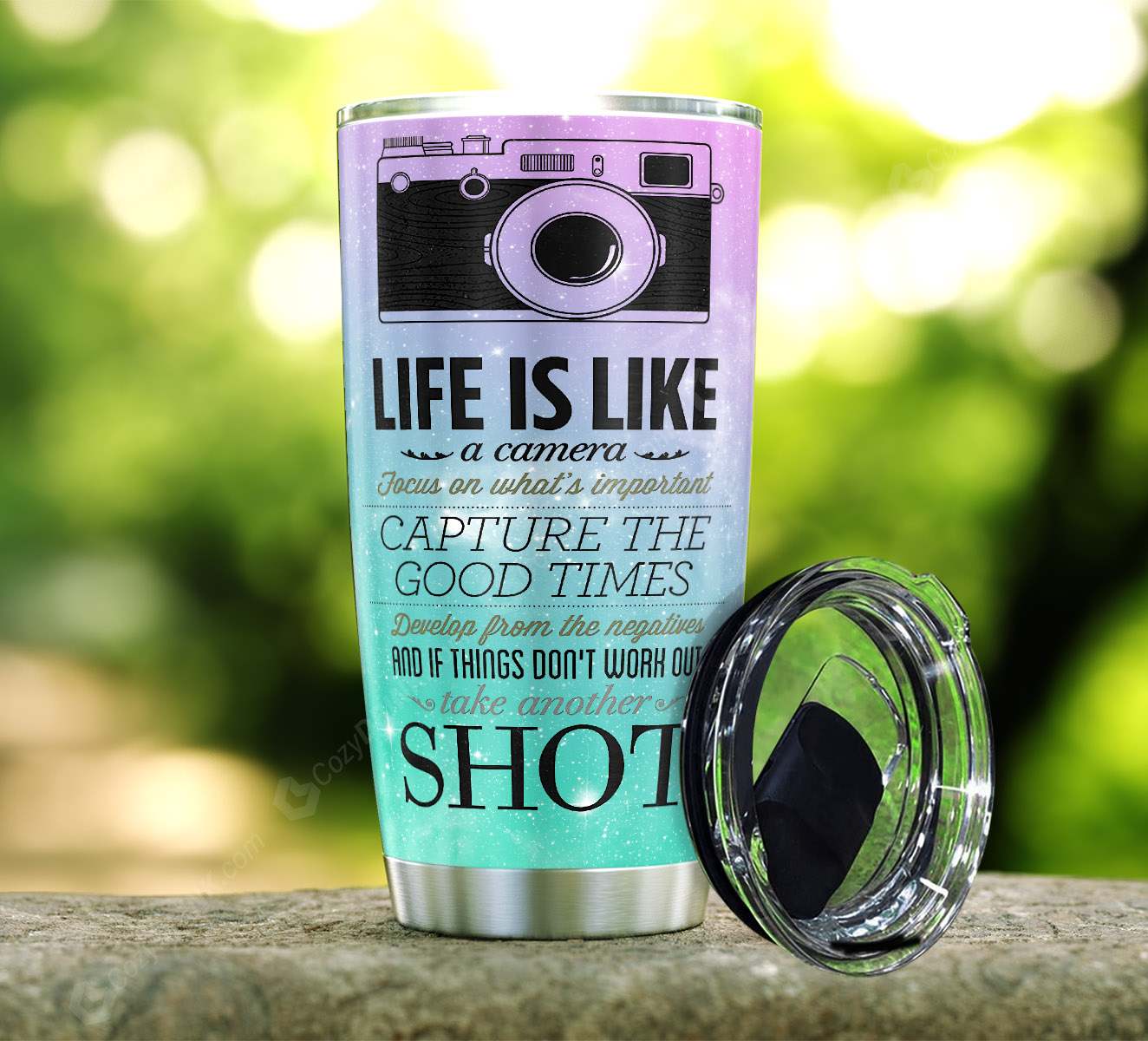 Life Is Like A Camera Tumbler V06Q9