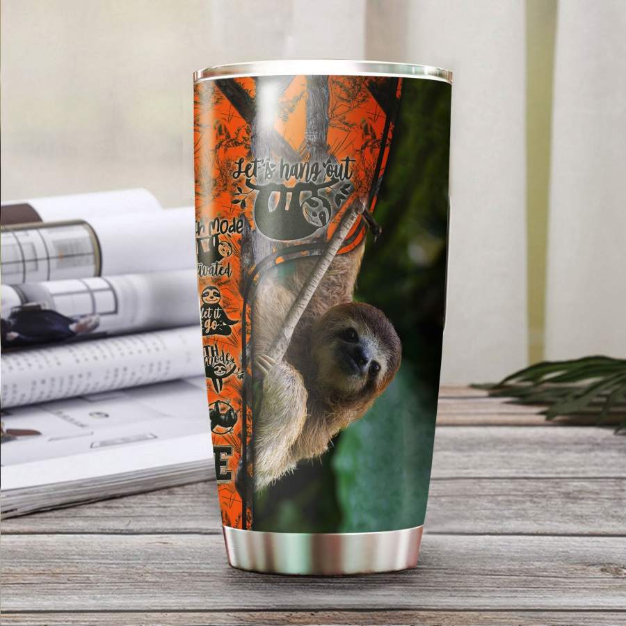 Beautiful Sloth Stainless Steel Tumbler