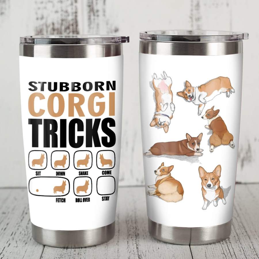 Corgi Dog Steel Tumbler MR1203 69O31