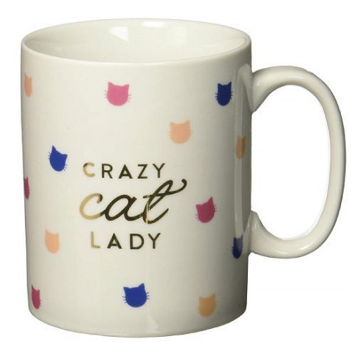 Fringe Studio Crazy Cat Lady Ceramic Mug