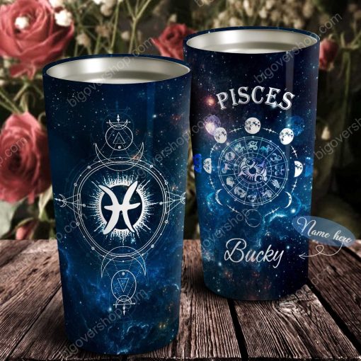 Zodiac Pisces – Perfect Gift For Pisces – Personalized Tumbler