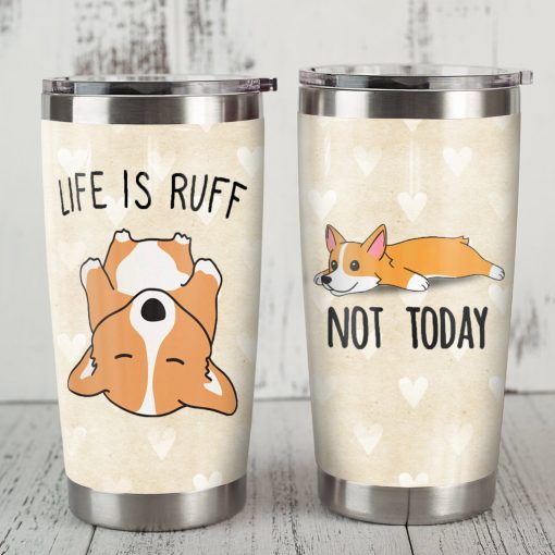 Corgi Dog Steel Tumbler, Gift For Boyfriend, Mother’S Day Gift Basket, Gift For Friend, Mom Christmas Gifts, Gift For Brother, Gift For Parent