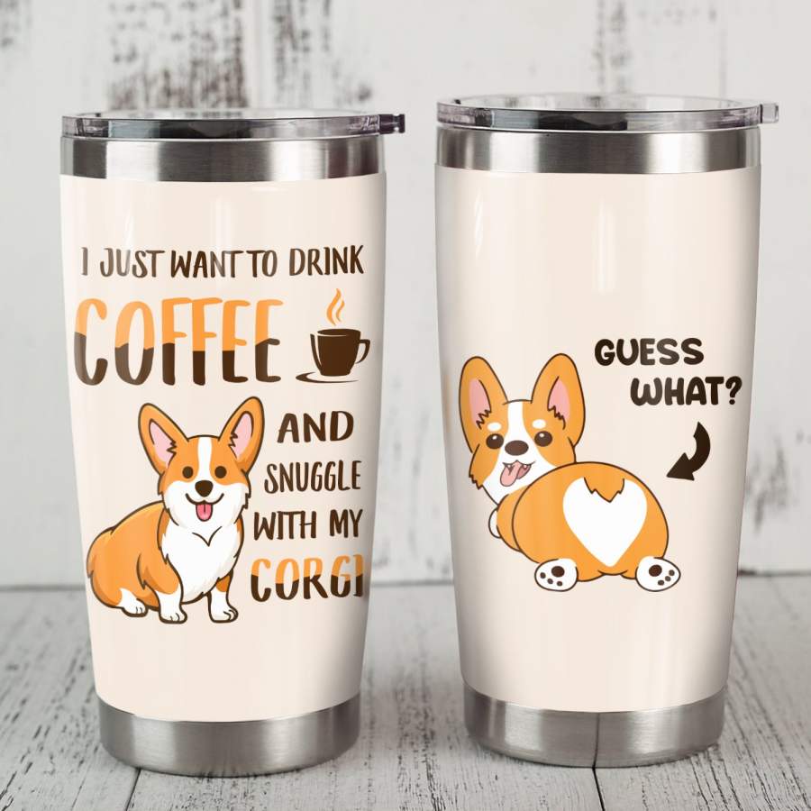 Corgi Dog Steel Tumbler FB0405 67O52