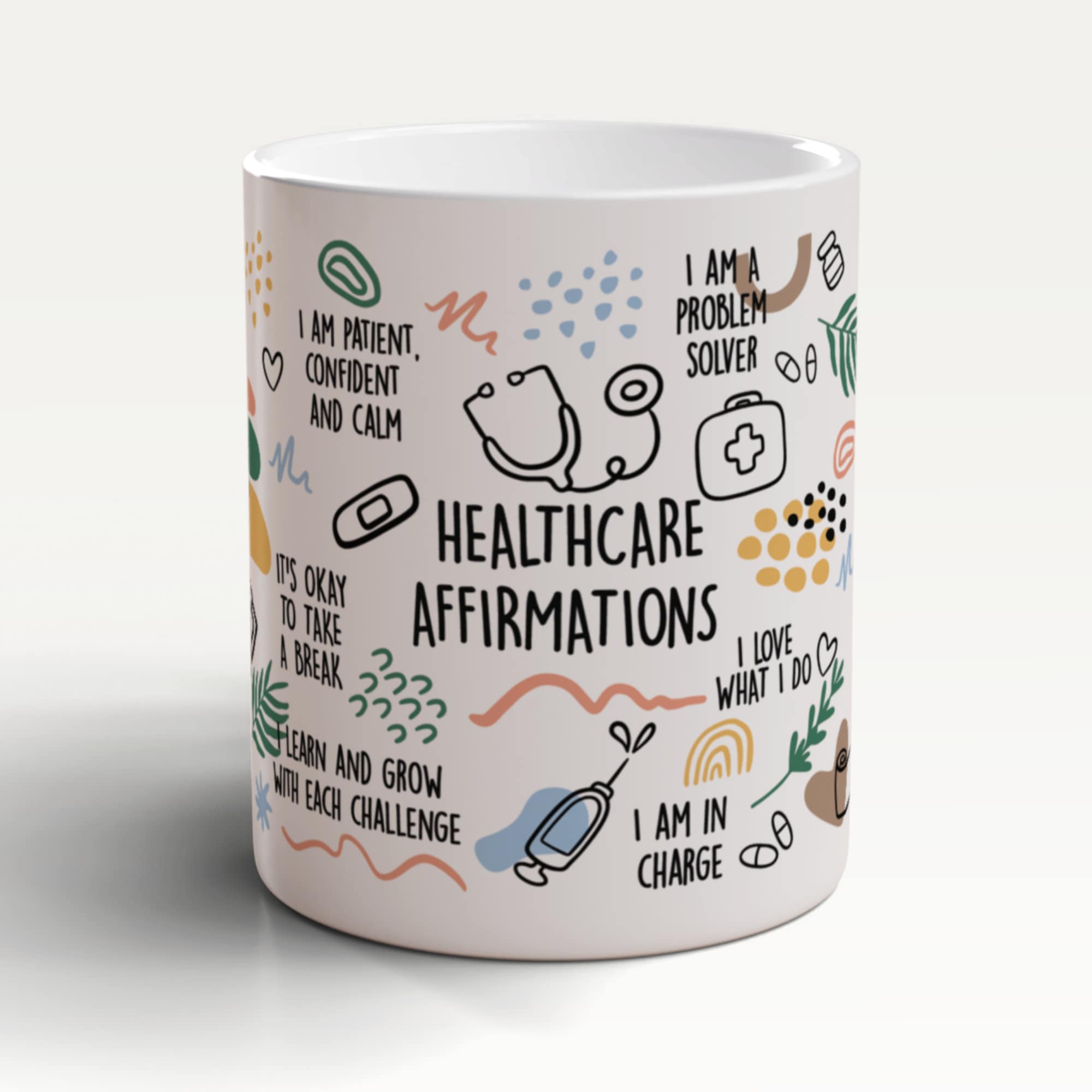 Health Care Affirmations Mug, Health Care Worker Gift, Nurse Mug, Health Care Assistant, Health Care Student, Nurse Gifts, Gift For Nurse,