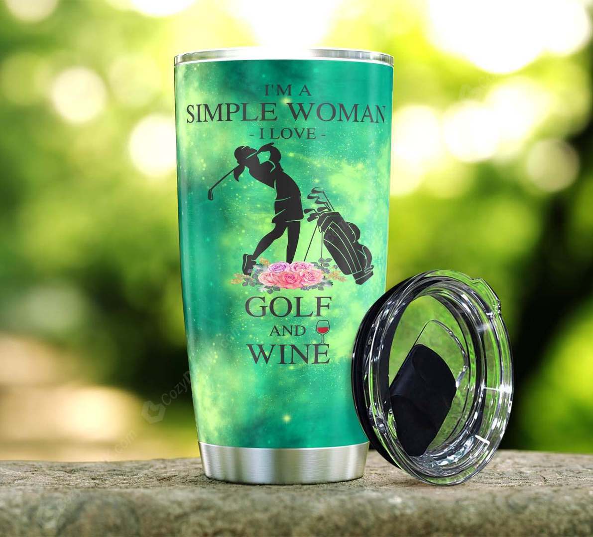 Love Golf And Wine Tumbler V06Q9