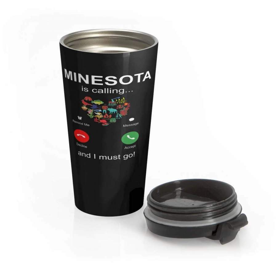 Minnesota CL15100090MDT 16oz 20oz Travel Mug Vacuum Sealed Tumblers