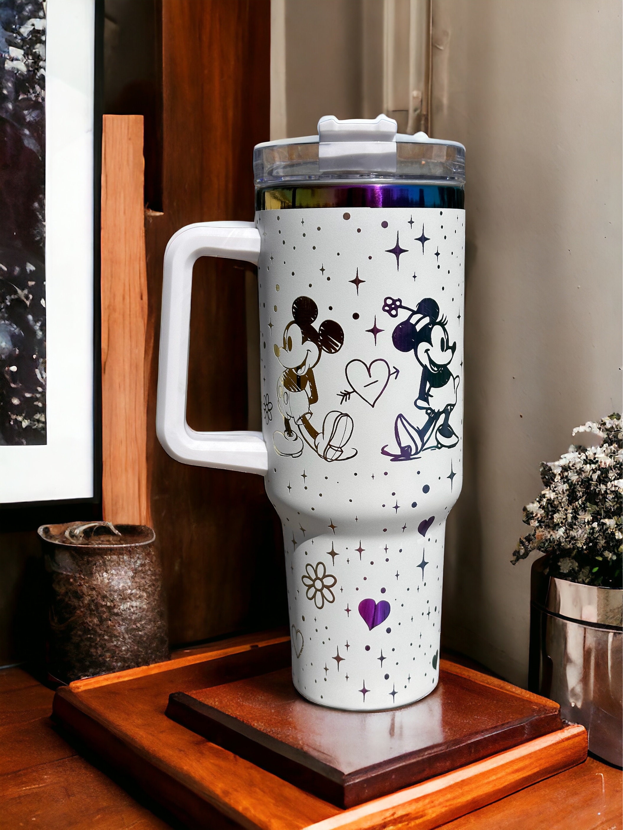 40oz Steamboat Love Tumbler – laser engraved