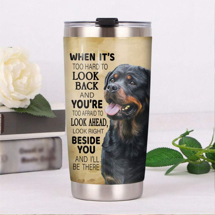 Rottweiler Dog Steel Tumbler MR1103 69O52