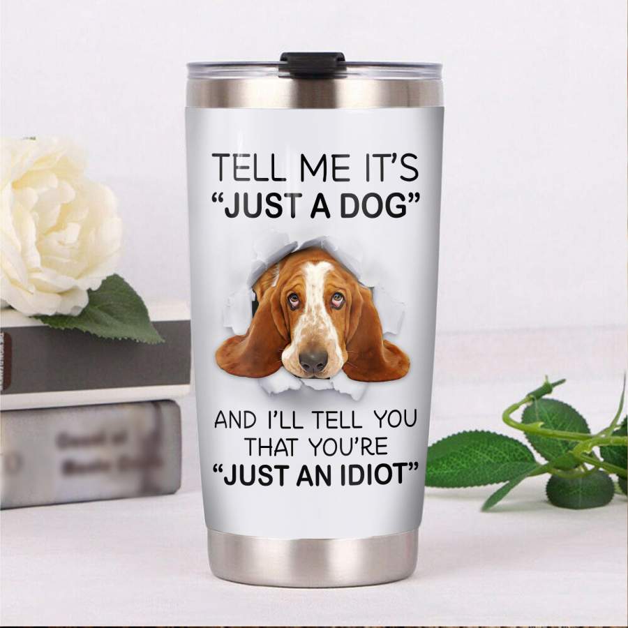 Basset Hound Dog Steel Tumbler MR1308 71O52