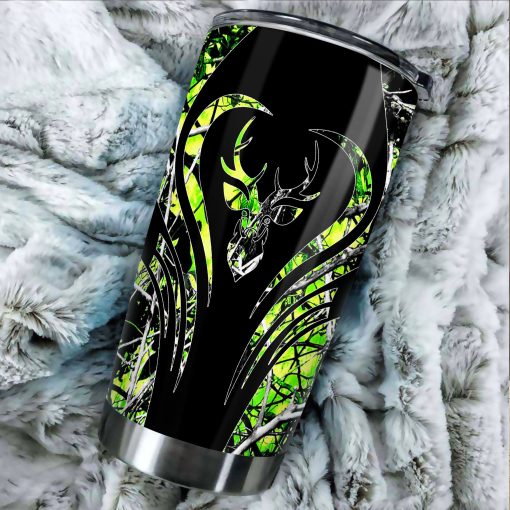 Beautiful Deer Hunting Camo Stainless Steel Tumbler, Gift Ideas For Wife, Gifts For Friends Birthday, Best Gifts For Mom, Gift For Grandparent