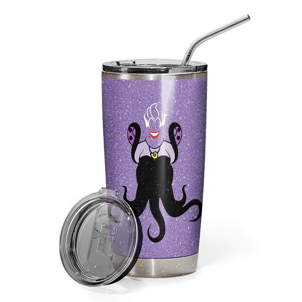 Gearhuman 3D Ursula Don’T Underestimate Custom Design Vacuum Insulated Glitter Tumbler