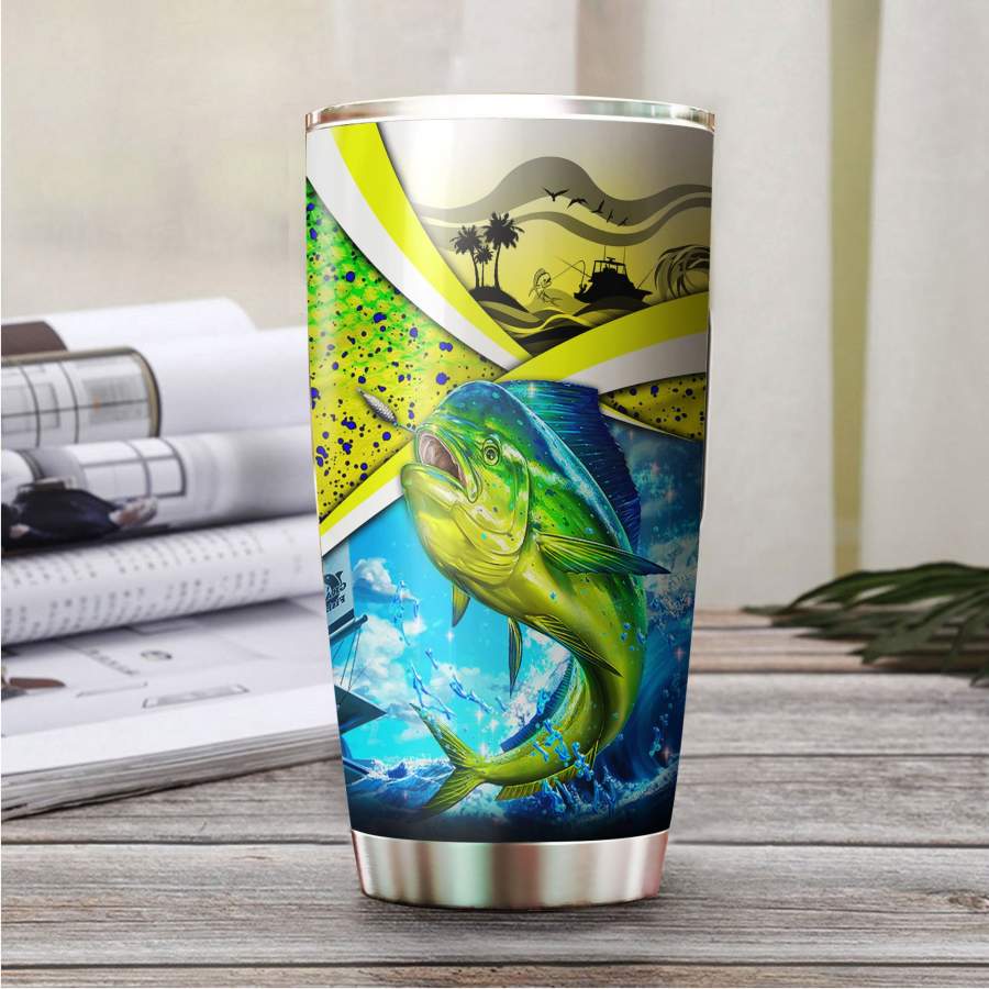 Love Mahi Mahi Stainless Steel Tumbler