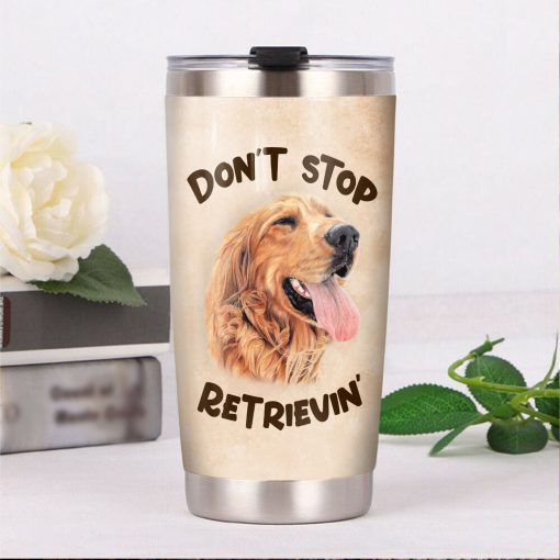 Golden Retriever Dog Steel Tumbler, Gifts For New Moms, Gift Ideas For Boyfriend, Good Gifts For Mom, Gifts To Grandpa, Gift Ideas For Dad