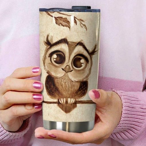 Owl Vintage Stainless Steel Tumbler 20Oz