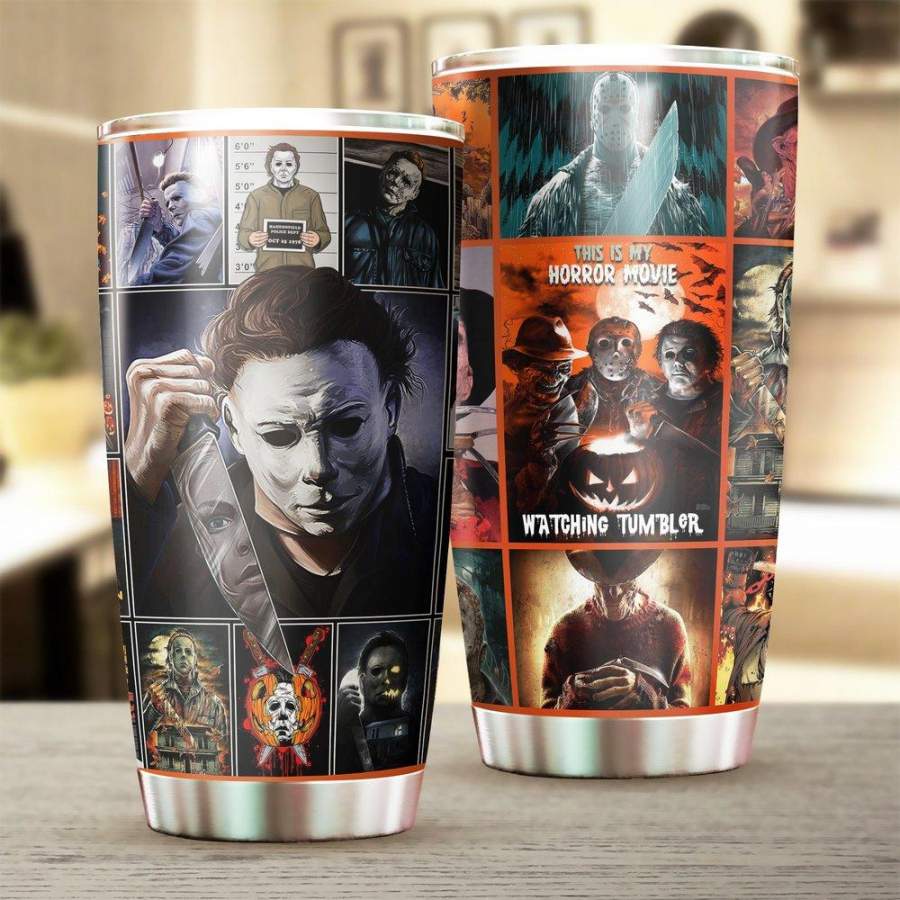 Michael Myers 01 Stainless Steel Tumbler Mug 20 Oz , Michael Myers 01 Stainless Steel Mug Movie