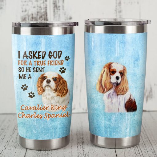 Cavalier King Charles Spaniel Dog Steel Tumbler, Gifts For Dad, Best Mother’S Day Gifts, Gift For Brother, Birthday Gift, Gift For Grandparent