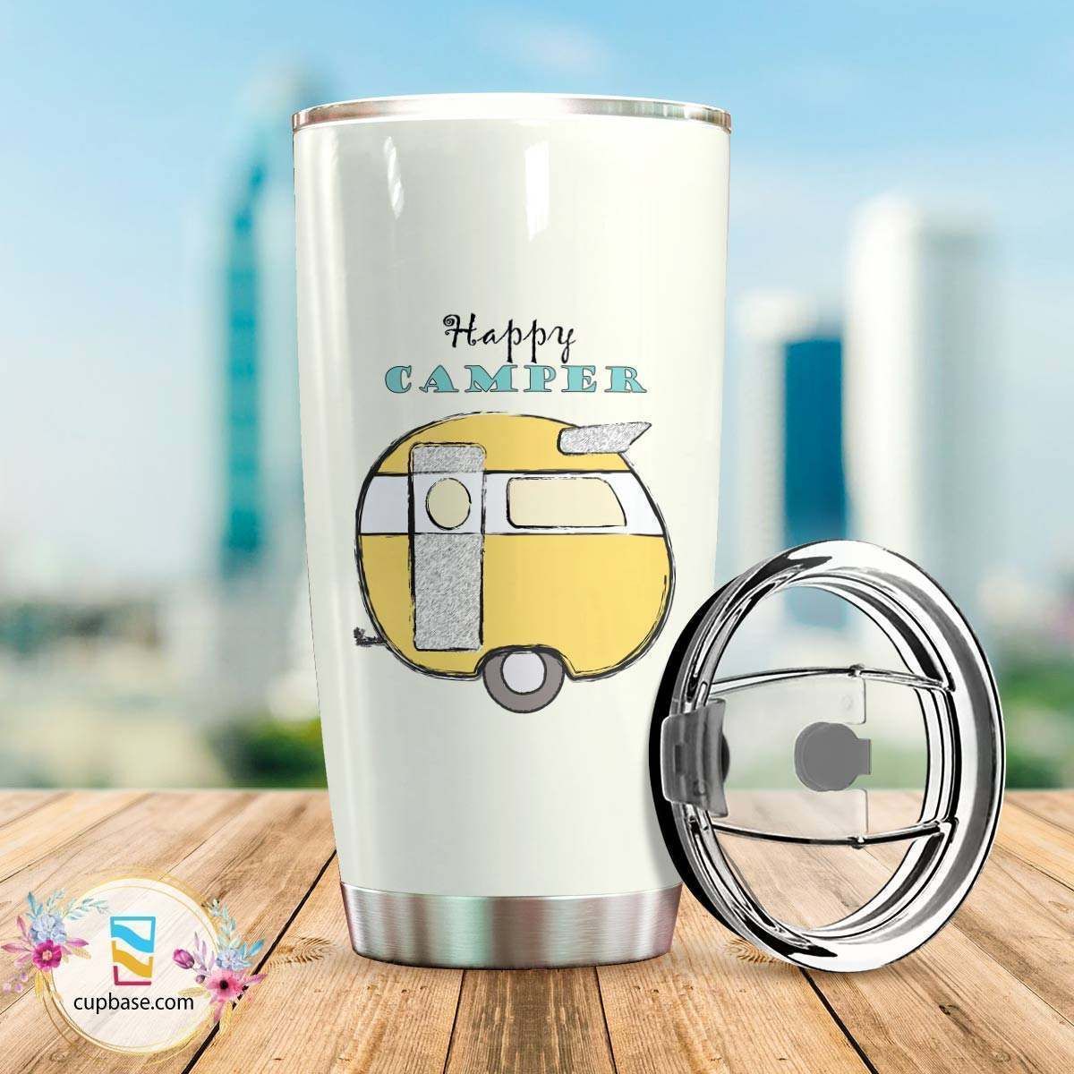 Camping Happy Camper Tumbler