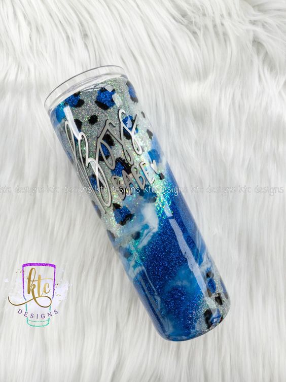 Boss Babe Leopard Swirl Tumbler