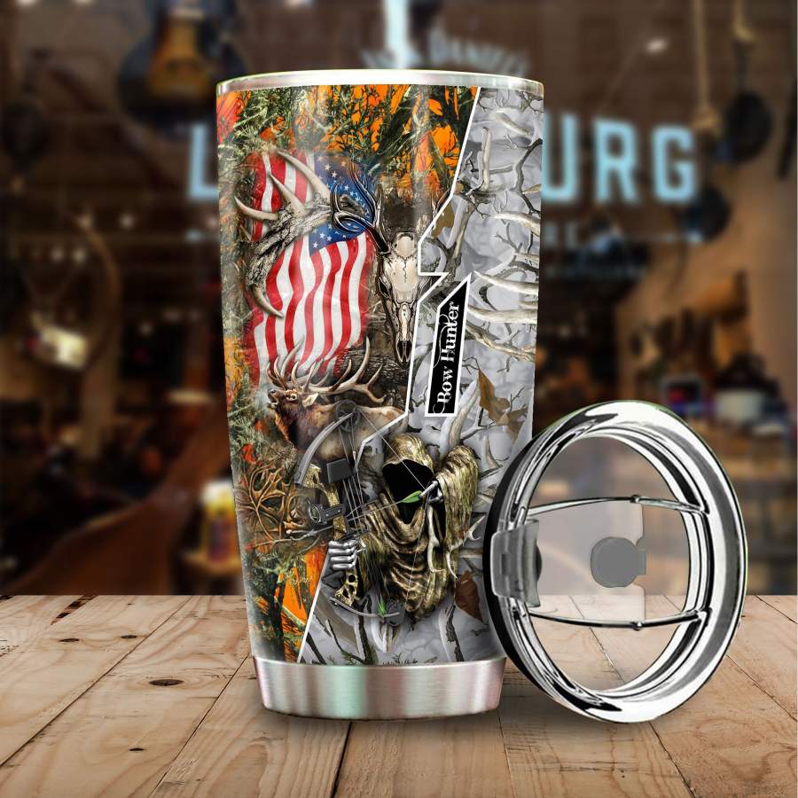 Bow Hunting Stainless Steel Tumbler