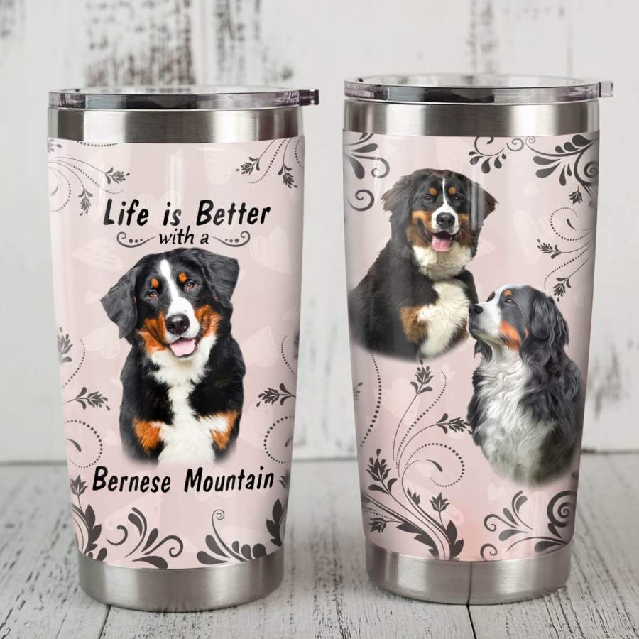 Bernese Mountain Dog Steel Tumbler MR0708 81O50