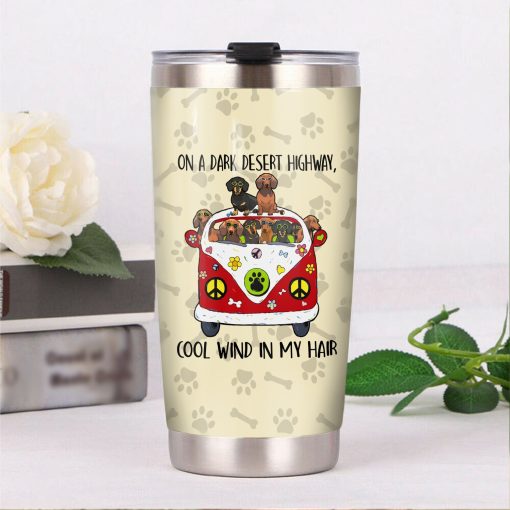 Dachshund Dog Steel Tumbler, Best Gifts For Dad, Christmas Gifts For Girlfriend, Gift Ideas For Dad, Gift For Friend, Gift For Boyfriend