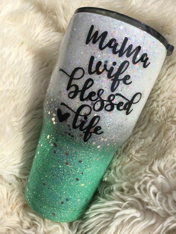 Mama Wife Blessed Life Tumbler