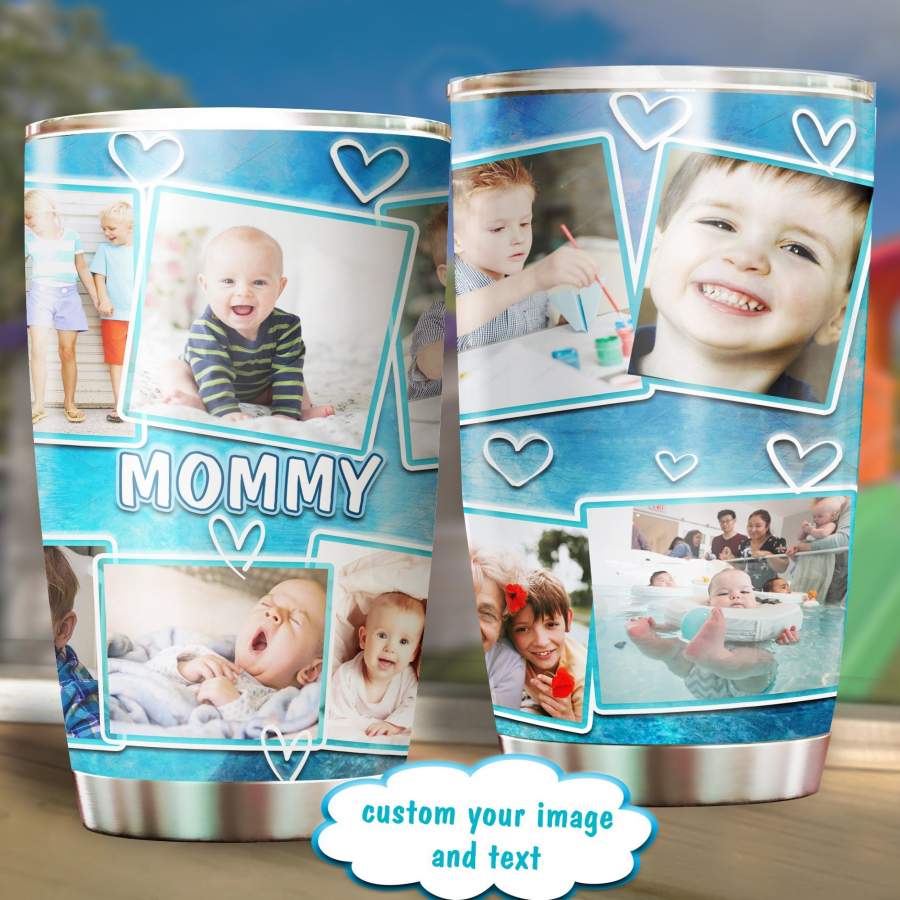 MOTHERS DAY SPECIAL GIFT! Save memories with this CUSTOM ANY PHOTOS tumbler cup, Personalized Picture Mug for MOMMY