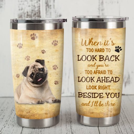 Pug Dog Steel Tumbler, Gift For Girlfriend, Anniversary Gift For Husband, Father’S Day Gifts, Birthday Gift Ideas, Mom Christmas Gifts