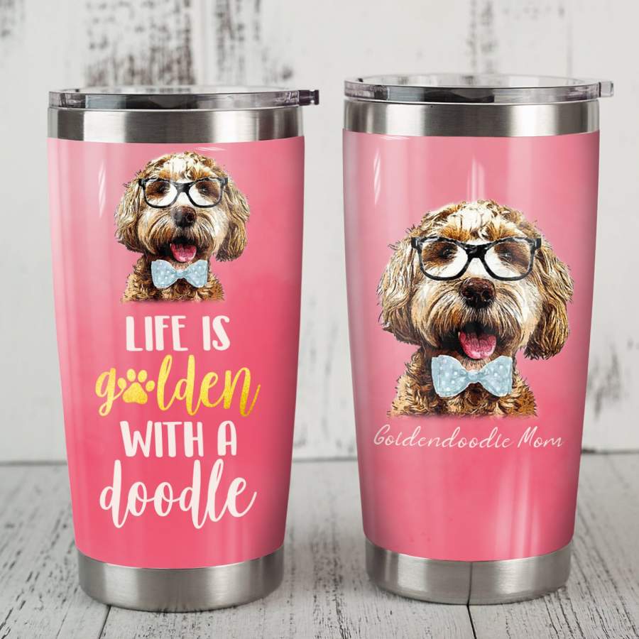 Goldendoodle Dog Steel Tumbler FB0301 87O59