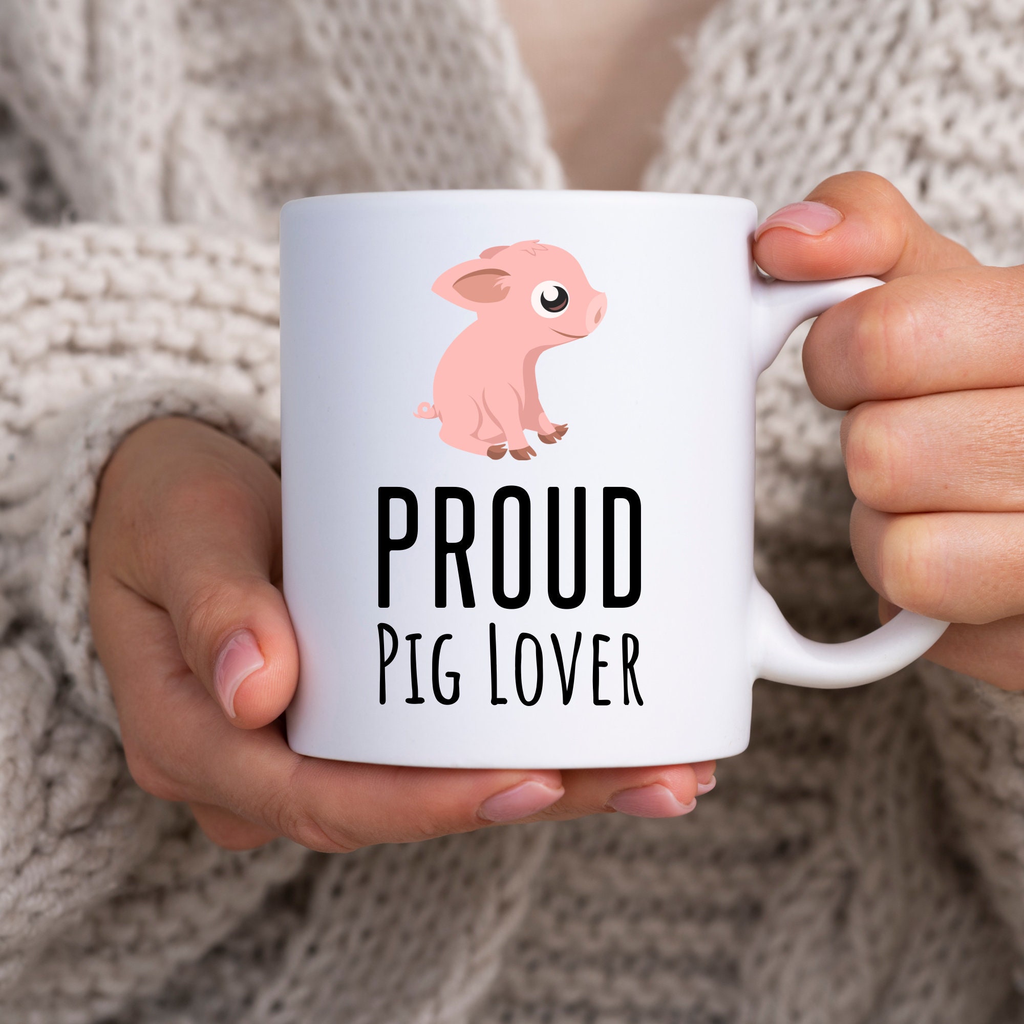 Personalized Funny Pig Lover Gift Proud Pig Lover Mug Cute Pig Gifts Gift for Pig Farmer Funny Mini Pig Mug Pig Mom Gift Mini Pig Parent Mug